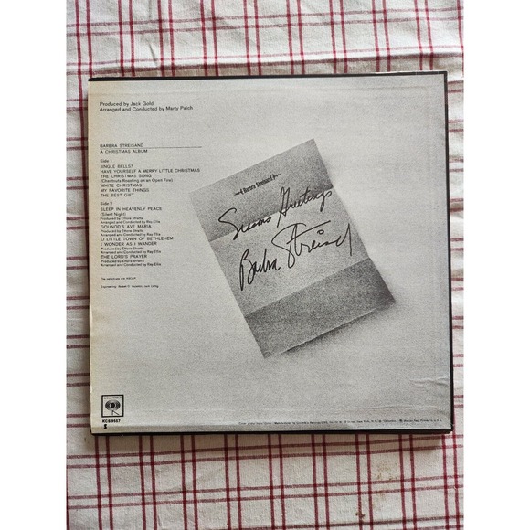 Lot (3) Barbara Streisand Vinyl LP's W/ 2000 MGM Grand Millennium Concert Ticket - Picture 6 of 12